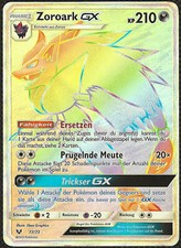 Pokemon ZOROARK GX 77/73 Sun & Moon Shining Legends Rainbow German DE Near Mint on eBay