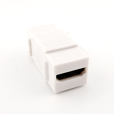 HDMI-compatible Keystone Insert Coupler HD Wall Plate Female Cable Adapter Conne
