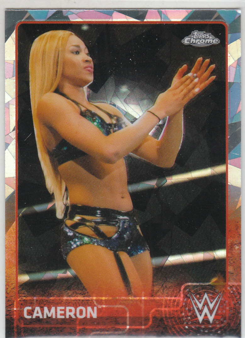 2015 Topps Chrome WWE Atomic Refractors #13 Cameron