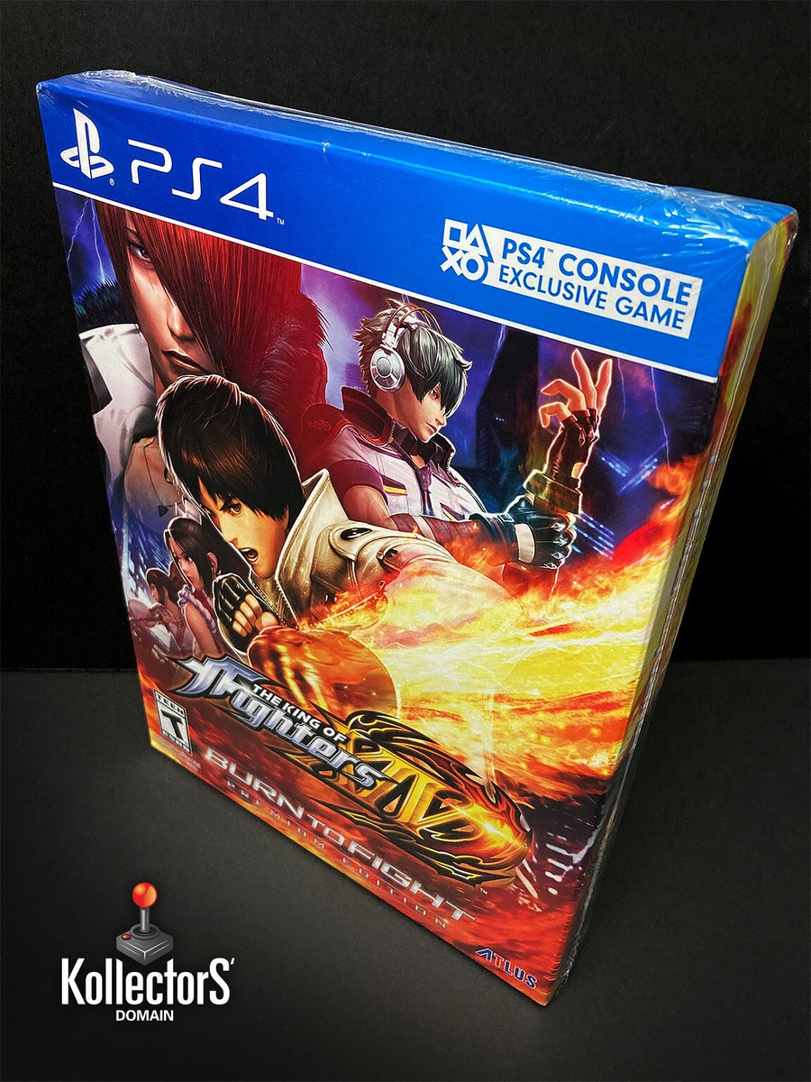WOW! **RARE** KING OF FIGHTERS XIV Burn To Fight Premium Steelbook