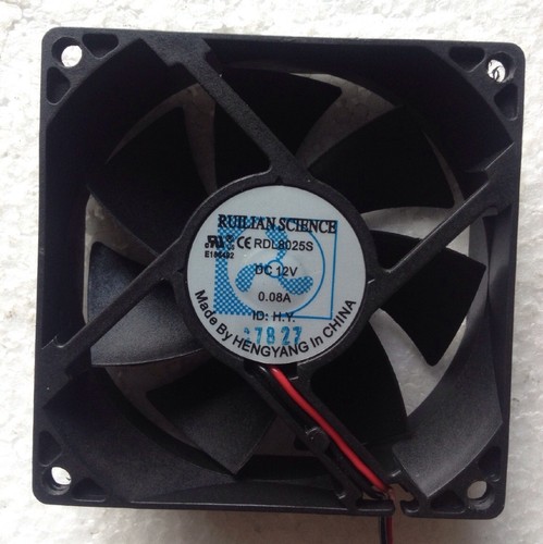 Ventola Di Raffreddamento 8cm 12V 0.08A Sostitutiva Per TX8025L12S | Silenziosa Per Apparecchiature Elettroniche - 3