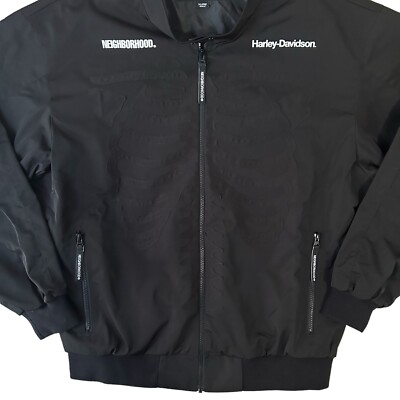 Neighborhood x Harley Davidson Men's Size XL Racing Bones Neighborhood x Harley Davidson Men's Size XL Racing Bones