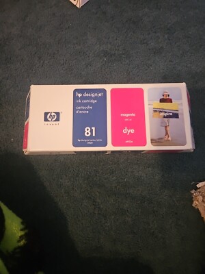 HP 81 Ink Designjet Series 5000 Printer Light Magenta 680ml Dye Ink C4932A 