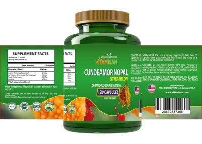 low sugar support  ORGANIC VITAMIN 120 CAPSULES  - MADE IN USA