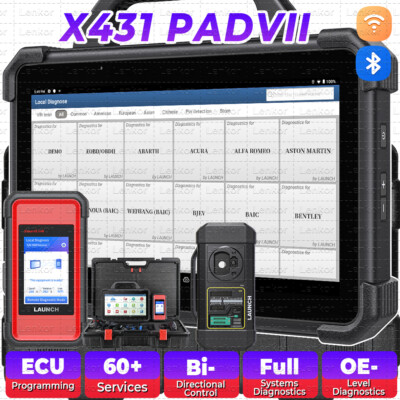 LAUNCH X431 PAD VII PAD 7 X-PROG3 Car Diagnostic Scanner Key Programming Coding