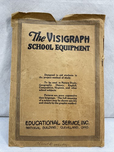 The Visigraph School Equipment On Card With Holder Vintage School Drawing 5S3 - Picture 4 of 6