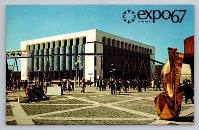 Montreal Canada Iran Pavilion at Expo 67 Iranian Decorative Art Unp  Postcard