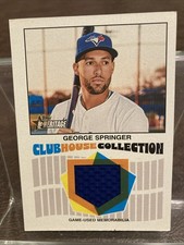 2026 Topps Heritage George Springer Clubhouse Collection Relic #CCR-GS Blue Jays