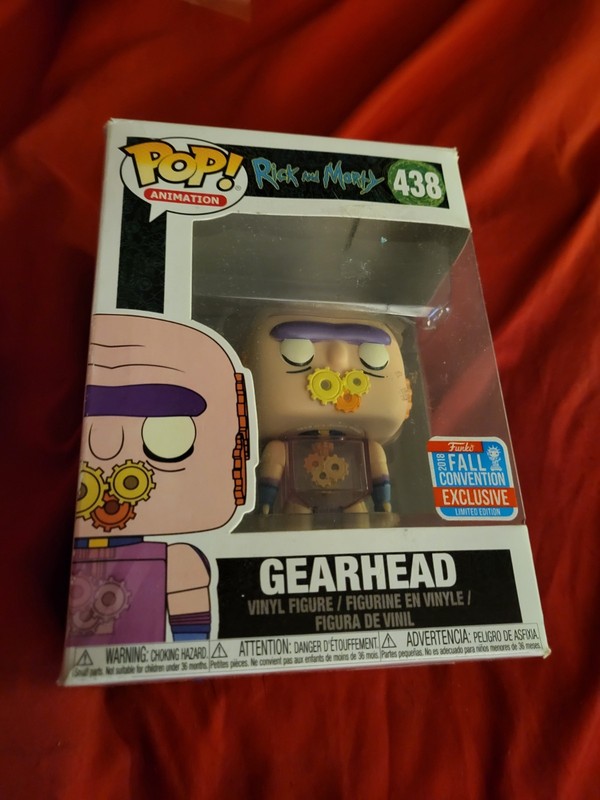 Funko Pop! Animation Rick and Morty Gearhead #438 Fall Convention Exclusive