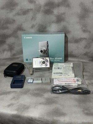 Canon PowerShot Digital ELPH SD450 5.0MP Digital Camera | TESTED Read