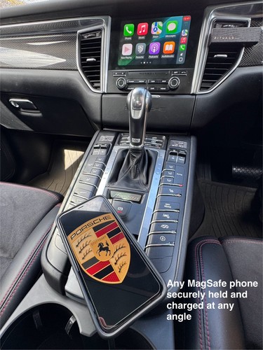 Porsche Macan MagSafe charger - carbon - for cars with smokers pack 2015 - 2021  - Picture 4 of 13