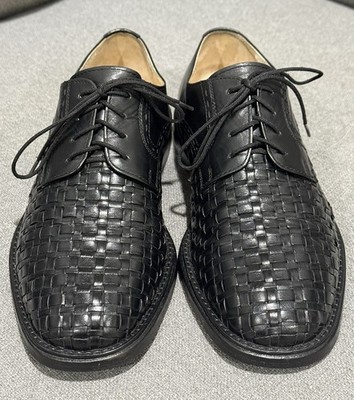 Salamander Woven Derby Dress Shoes Men s Size 7 F Made In Hungary