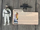 1985 Hasbro GI Joe ARAH - FROSTBITE (v1) Action Figure Complete with File Card