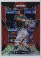 2019 Panini Prizm Tier II Red Mojo Prizm 23/299 Khris Davis #102 0c4