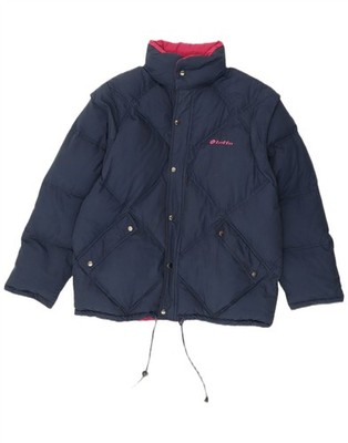 Lotto Herren wattierte Wendejacke UK 36 Small dunkelblau Polyester QF01
