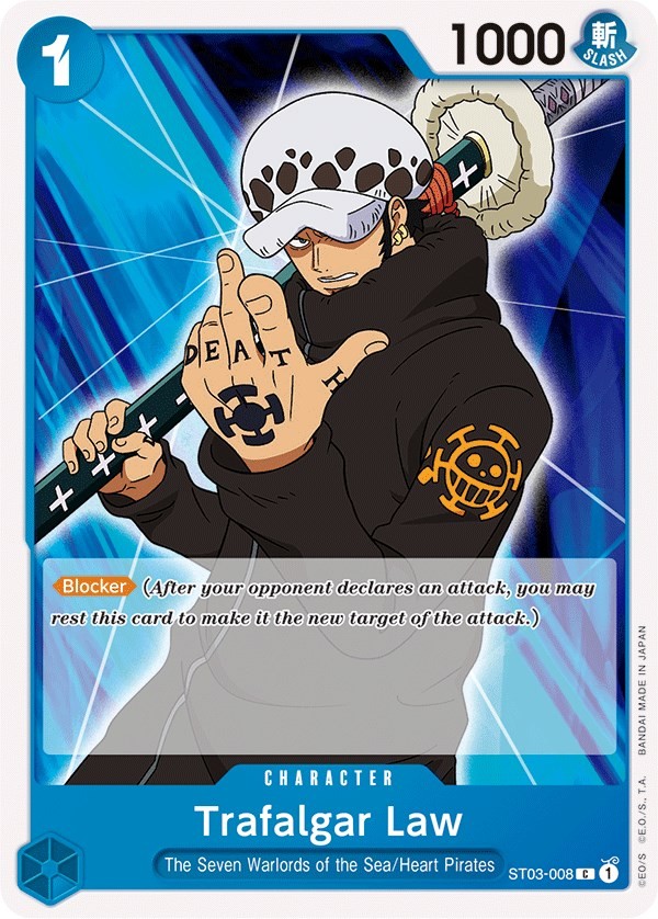 Trafalgar Law - Normal ST03-008 Starter Deck 3: The Seven Warlords of The Sea NM