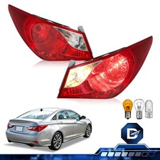 For 2011-2014 Hyundai Sonata Outer Side Mounted Halogen Taillights Assembly Pair For 2011-2014 Hyundai Sonata Outer Side Mounted Halogen Taillights Assembly Pair