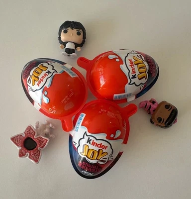 Stranger Things x3 Funko Pop, Kinder Joy