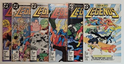 DC Comics Lot Of 6 Legends Comic Books Mini-Series Issue #1-6