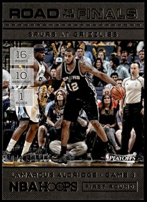 2016-17 Hoops #43 LaMarcus Aldridge Road to the Finals #/2016 E1