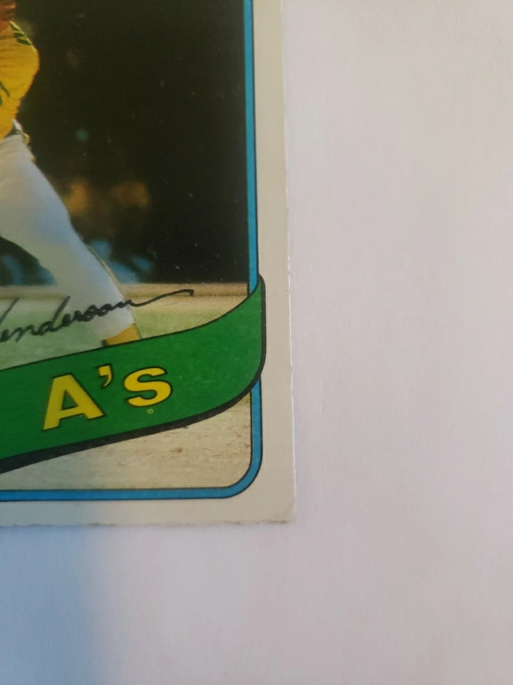 1980 Topps - Rickey Henderson #482 (RC) Foto 4 de 4