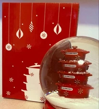 Le Creuset Snow Dome 2016 Novelty Christmas