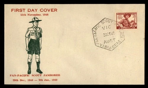 Mayfairstamps Australia FDC 1949 Pan-Pacific Scout Jamboree First Day Cover aax_