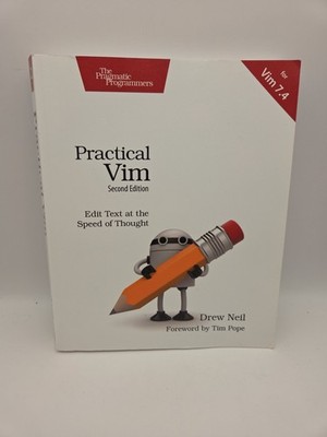 Practical Vim: Edit Text at the Speed of Thought - Paperback - VERY GOOD