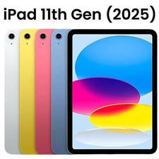 Apple iPad 11th Gen 11" inch 2025 - 128GB/256GB - Wi-Fi i & 5G All Colors - A++