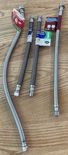 Lot of 4 Braided Faucet Connectors- ACE and BrassCraft-FREE SHIP