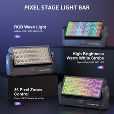 280W Moving Head Wall Wash Light Bar DMX Stage DJ Beam Lighting Party