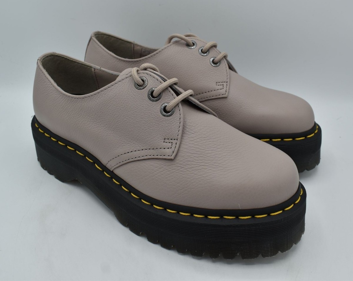 Dr Martens 1461 Womens Size 10 Quad II Vintage Taupe Pisa 