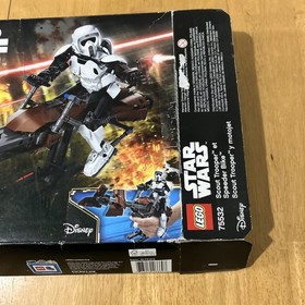LEGO Star Wars Scout Trooper & Speeder Bike 75532 -BOX ONLY - READ