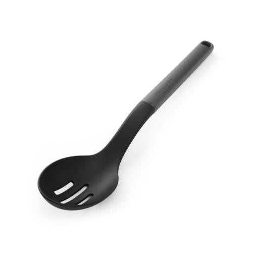 KitchenCraft KitchenAid Slotted Spoon - Charcoal Grey - 34cm