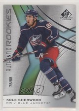 2019-20 Upper Deck SP Game Used Authentic Rookies 75/88 Kole Sherwood #163 1u6