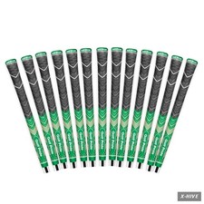 Golf Pride MCC Plus4 Club Grip, Green/Gold, Midsize, 13 Pack Green-Gold