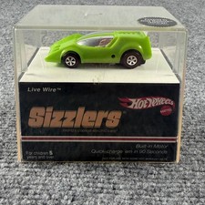 Hot Wheels Sizzlers Live Wire Toy Green K4775 Motorized Electric Car