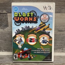 Blast Works: Build, Destroy (Nintendo Wii, 2008) Video Game Complete W/ Manual