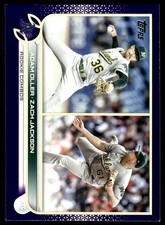 Adam Oller / Zach Jackson RCOM, 2022 Topps Update #US254 Athletics SEE SCAN!