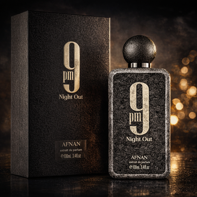 Afnan 9PM Night Out Extrait De Parfum 100ml 3.4oz Men Intense Long