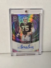 2023 Panini Spectra - Signatures Howie Long #SIG-HLO Neon Pink Prizm /15 (AU)