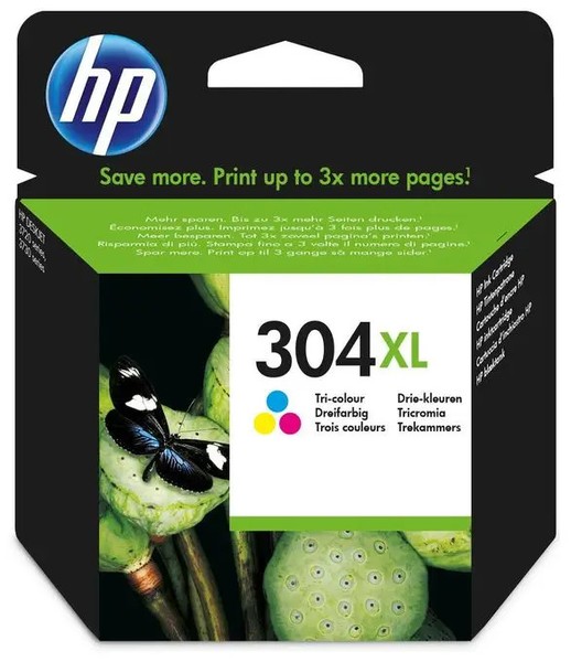 1 Bis 20X Hp Tinte Hp 304XL FüR Deskjet 3720, 3-Farbig - Spare Bis Zu 16%-image
