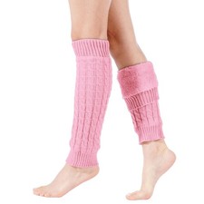 Womens Fleece Lined Leg Warmers Knit Long Boot Socks Thick Winter Warm Therma...