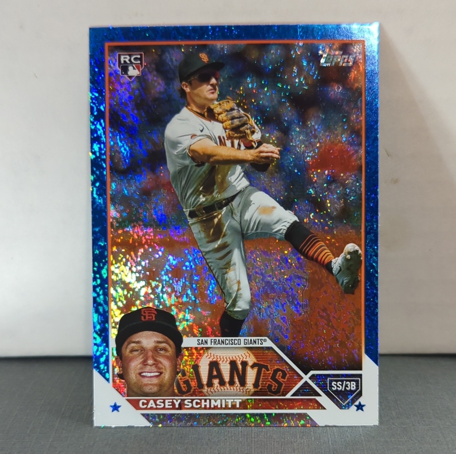 Topps 2023 Update Series Casey Schmitt #US133 Blue Foil /999 RC Giants