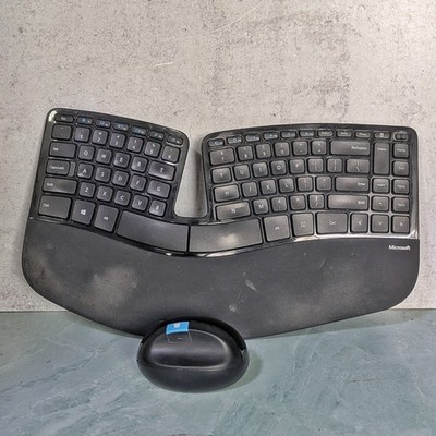 Microsoft Sculpt Ergonomic Keyboard with Mouse for Business No Keypad No Dongle