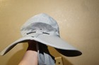 Sun Hat w/ Removable Face Neck Flap Fishing Hiking Boonie Safari UV Prot. Gray — photo 10