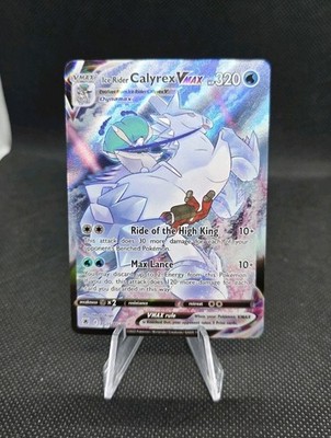 Pokemon Card Ice Rider Calyrex VMAX TG15/TG30 Astral Radiance Full Art