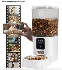 Frienhund Automatic Pet Feeder with Camera 3MP HD WiFi, 7L Food Dispenser