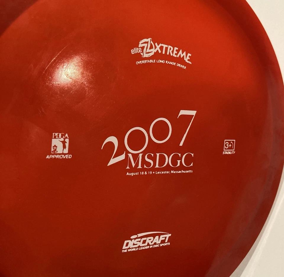 Discraft 💎Z Xtreme - MSDGC 4 Point Stamp - Walled Lake PAT# PFN 173 Very Rare💎 - Image 3 of 4