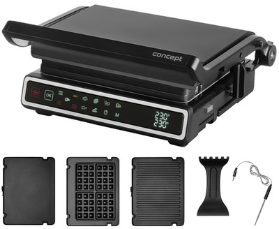 Concept GE3550 Kontaktgrill mit Temperaturfühler